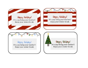 Holiday Gift Tags by Madison VanCauwenbergh | TPT