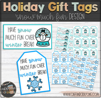 Snow Yeti Gift Tag Sheets (Pack of 2) – Shopabernathys