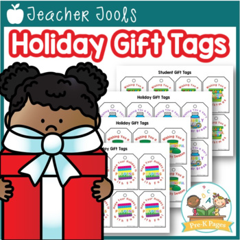 student holiday gift tags