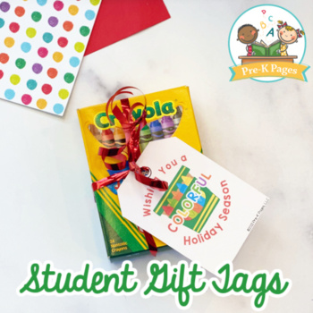 Holiday Gift Tags for Student Gifts - Pre-K Pages