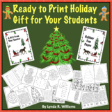 Holiday Gift for Your Students - Puzzles, Activities, Colo