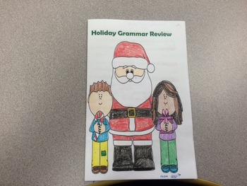 Preview of Christmas Holiday Grammar Book