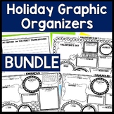 Holiday Graphic Organizers Bundle | Holiday Research Organ