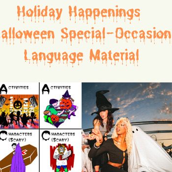 Preview of Holiday Happenings = Halloween Special-Occasion Language Material, It's Scary!