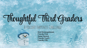 Preview of Holiday Happiness Challenge