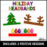 Holiday Headbands Reindeer Antlers-Christmas Tree and lIghts
