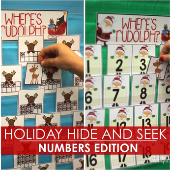Preview of Holiday Hide and Seek - Numbers Edition