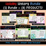 Holiday History Readings w/ Q&A, Self-Check Quizzes & KEYS