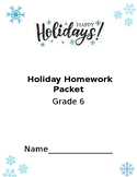 Holiday Homework Packet Grade 6 Math