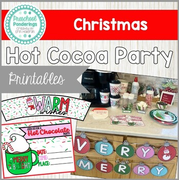 Hot Chocolate Stand Printables - Mandy's Party Printables
