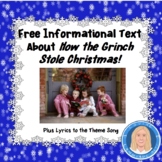 Holiday Informational Text: Summary & Song Lyrics of the Grinch Christmas Story