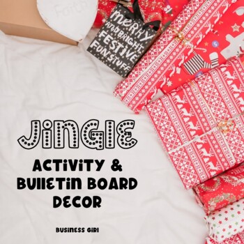 Preview of Holiday Jingle Activity and Bulletin Board Decor