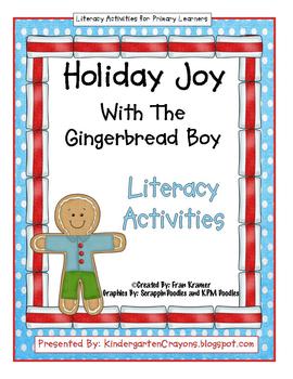 Preview of Holiday Joy With The Gingerbread Boy: Literacy Activities