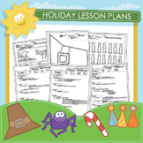 Preschool Holiday Lesson Plans and 22 Worksheets