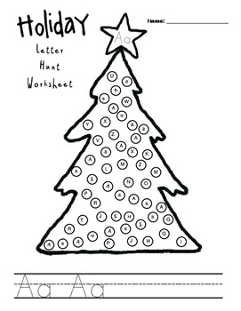 Holiday Letter Hunt by CreativeTeachersAbroad | TPT