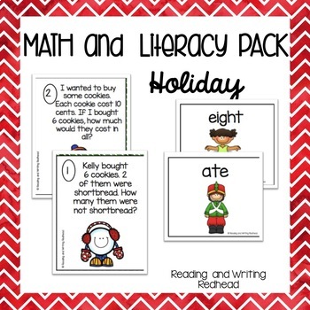 Preview of Winter Math 2nd Grade Holiday Literacy and Math Activities