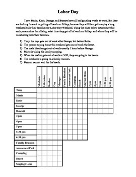 Holiday Logic Puzzles~ Part I by Amber Frank | Teachers Pay Teachers