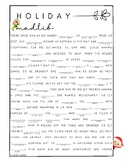 Holiday Mad Lib