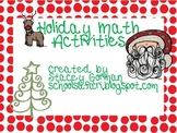 Holiday Math Activities by SchoolSafari