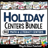 Holiday Math & Literacy Centers | BUNDLE for Preschool and Pre-K