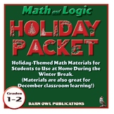 Holiday Math & Logic (for Winter Break or the Classroom) Gr 1-2