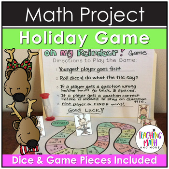 Preview of Holiday Math Project Game