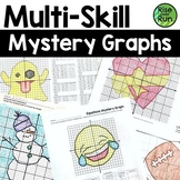 Coordinate Graphing Mystery Pictures Bundle