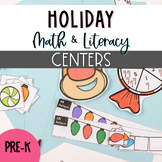 Holiday Math and Literacy Centers for Preschool