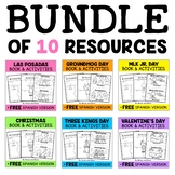 Winter Activities and Book Bundle + FREE Spanish