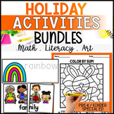 Special Education Centers - Holiday Themes - Math, Literac