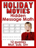 Holiday Movie - Math Hidden Message Gr 4/5