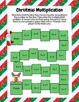 Holiday Multiplication and Division Games by Teachers Lounge Studio