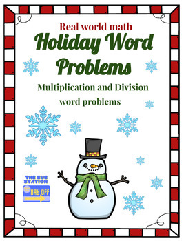 Preview of Holiday Multiplication and division word problems