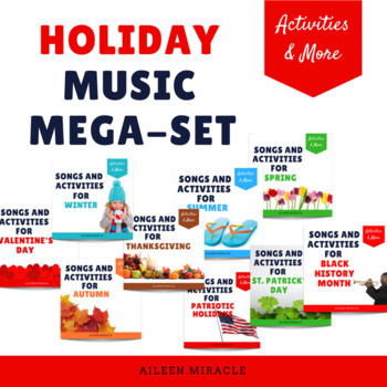 Preview of Holiday Music Mega-Set {Money-Saving Bundle}