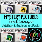 Mystery Pictures Holidays BUNDLE - Addition & Subtraction Facts