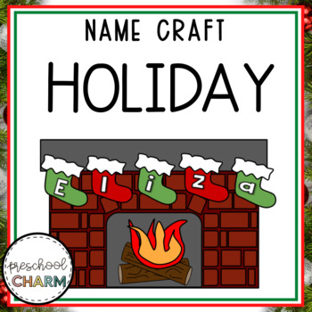 Preview of Holiday Name Craft