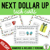 Holiday Next Dollar Up Task Cards