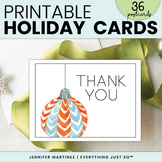 Holiday Thank You and Christmas Note Cards for Students St