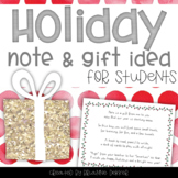 Holiday Note and Gift Idea for Students