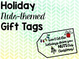 Holiday Nuts-themed Gift Tags FREEBIE