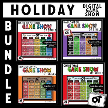 Preview of Holiday OT Game Show BUNDLE