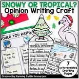 Holiday Opinion Writing Craft, December Would you Rather W