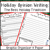 Holiday Opinion Writing: The Best Holiday Tradition: Graph