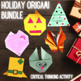 Holiday Origami BUNDLE | A Critical Thinking Activity