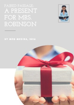 Preview of Holiday Paired Texts: A Present for Mrs. Robinson Short Story