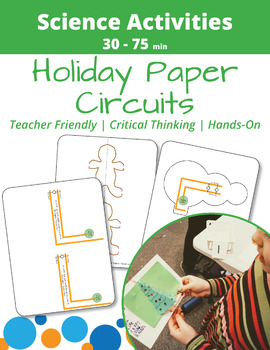 Preview of Holiday Paper Circuit Templates