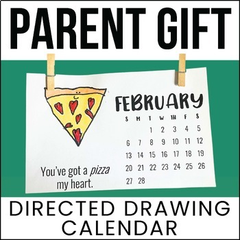 Preview of Holiday Parent Gift - Directed Drawing Calendar - Updated Through 2025