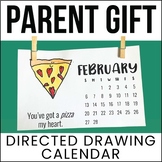 Holiday Parent Gift {Directed Drawing Fridge 2022 Calendar