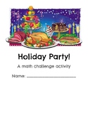 Holiday Party Challenge Math