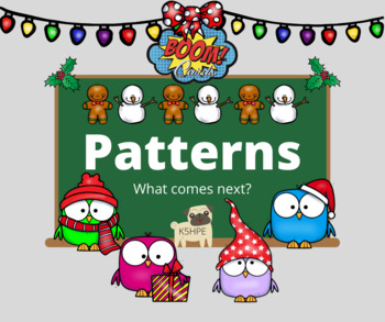 Preview of Holiday Patterns! What Comes Next? BOOM! Cards